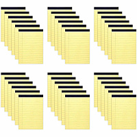 Roaring Spring Legal Pads 50 Sheets - 100 Pages - Printed - Stapled/Tapebound - Both Side Ruling Surface - Wide Ruled Front Ruling - 0.34