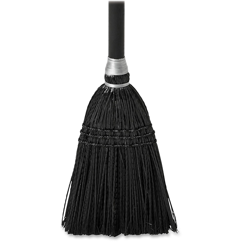 Rubbermaid Commercial Executive Series Lobby Broom Synthetic Bristle - 7" Overall Length - Wood Handle - 12 / Carton (2536CT)