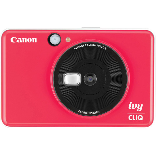 Canon IVY CLIQ+ 5 Megapixel Instant Digital Camera - Red (IVYCLIQRED)