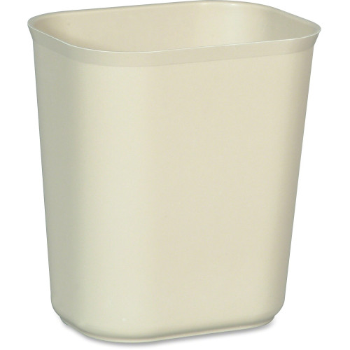 Rubbermaid Commercial 14 QT Fire-Resistant Wastebaskets (254100BEIGCT)