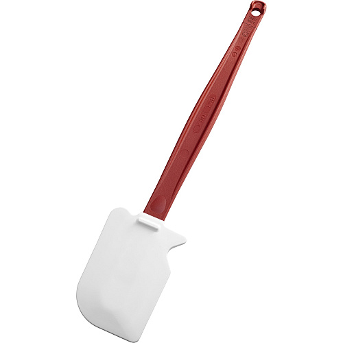 Rubbermaid Commercial 13-1/2" High Heat Scraper Silicone Blade - Nylon Handle13.5" Length - Scratch Resistant, Flexible, Dishwasher Safe, Stain Resistant, Easy to Clean, Heat Resistant - Red - 24 / Carton (1963REDCT)