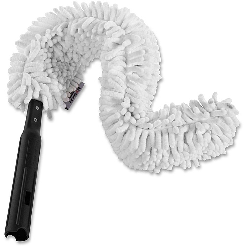 Rubbermaid Commercial Quick Connect Flexi Wand Duster 1.1" Width x 28.4" Length - MicroFiber - 6 / Carton (Q852WHICT)