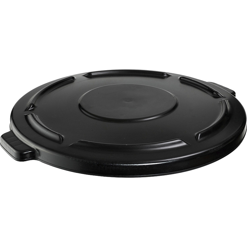 Rubbermaid Commercial Brute 44-gallon Container Lid Round - Plastic - Black - 4 / Carton (264560BKCT)