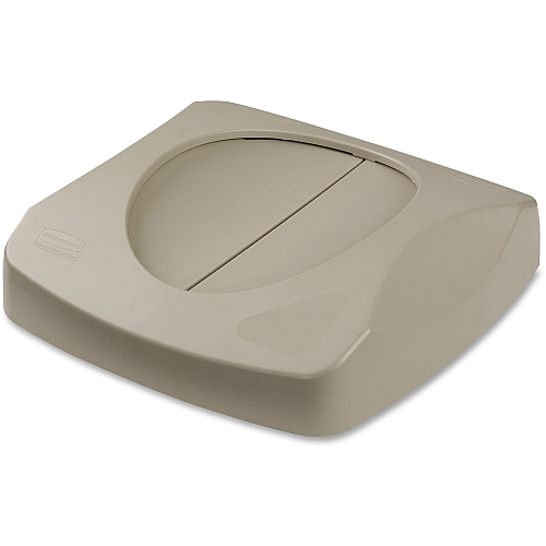 Rubbermaid Commercial Untouchable Swing Top Lid Beige - 6 / Carton (268988BGCT)
