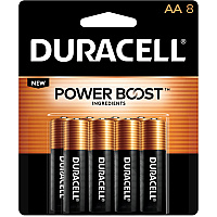 Duracell Coppertop Alkaline AA Battery 8-Packs For Multipurpose - AA - 1.5 V DC - 8/Pack - 48 / Carton (MN1500B8ZCT)