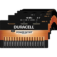 Duracell Coppertop Alkaline AAA Battery 16-Packs For Multipurpose - AAA - 1.5 V DC - 16/Pack - 20 / Carton (MN2400B16ZCT)