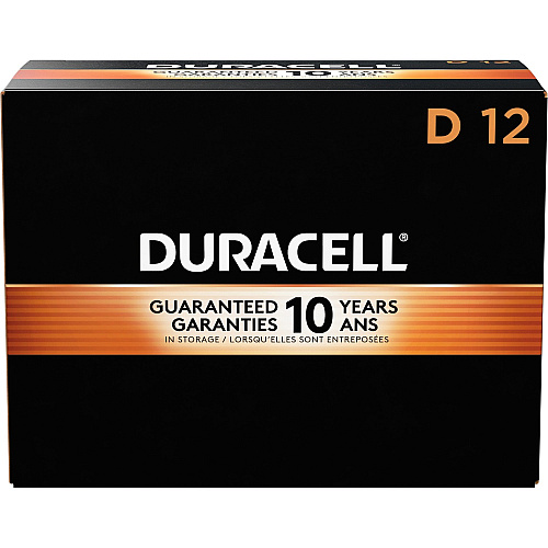 Duracell Coppertop Alkaline D Battery Boxes of 12 For Multipurpose - D - 12/Box - 6 / Carton (01301CT)