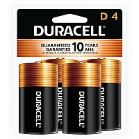 Duracell Coppertop Alkaline D Battery 4-Packs For Multipurpose - D - 1.5 V DC - 4/Pack - 12 / Carton (MN1300R4ZCT)