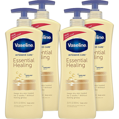 Vaseline Intensive Care Lotion Lotion - 20.30 fl oz - For Dry Skin - Applicable on Body - Moisturising, Absorbs Quickly, Non-greasy - 4 / Carton (CB040837CT)