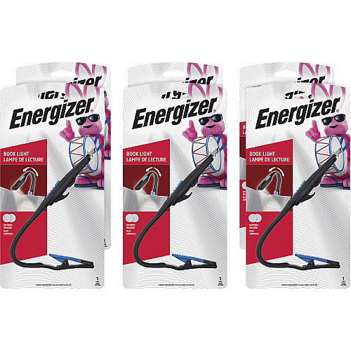 Energizer Book Light 1 x LED - Warm White - 11 lm Lumen - CR2032 - Black - 6 / Carton (FNL2BU1CSCT)