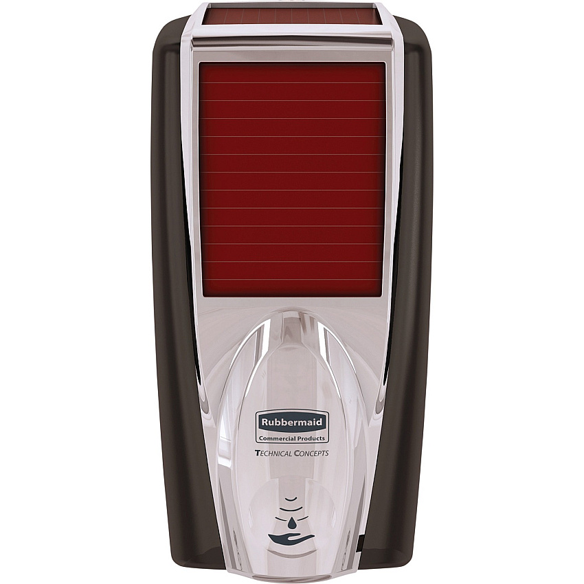 Rubbermaid Commercial LumeCell AutoFoam Dispensers Automatic - 1.16 quart Capacity - Touch-free - Black, Chrome - 10 / Carton (1980826CT)