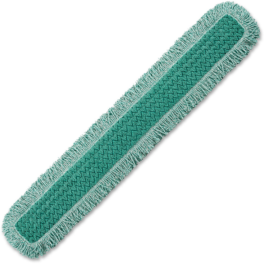 Rubbermaid Commercial HYGEN 48" Fringed Dust Mop Pad 48" Width - MicroFiber - 6 / Carton (Q449CT)