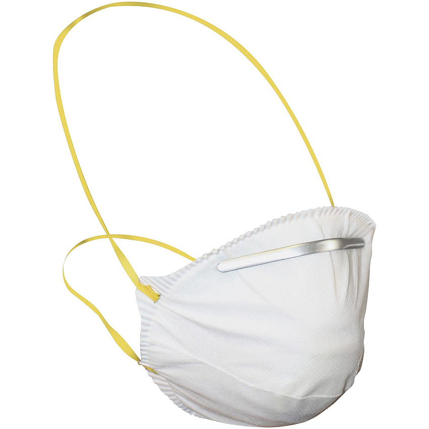 ProGuard Particulate Respirators Universal - Mist, Dust, Respiratory, Pollen, Dust, Respiratory, Pollen Protection - White - Comfortable, Adjustable Nose-piece, Disposable, Disposable - 20/Box - 12 / Carton (7312BCT)