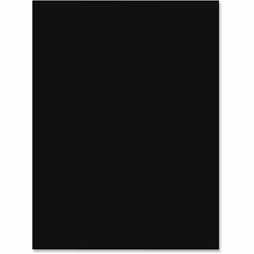 Sparco All-purpose Construction Paper Multipurpose, Art Project, Craft Project, ClassRoom Project - 0.50" Height x 9" Width x 12" Length - Black - 50 / Pack (22302)