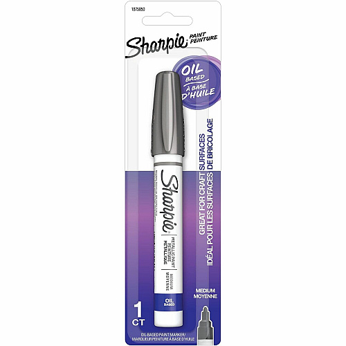 Sharpie Water Based Paint Medium Marker Point - Silver Ink - Water Based - 1 / Pack (1875050)
