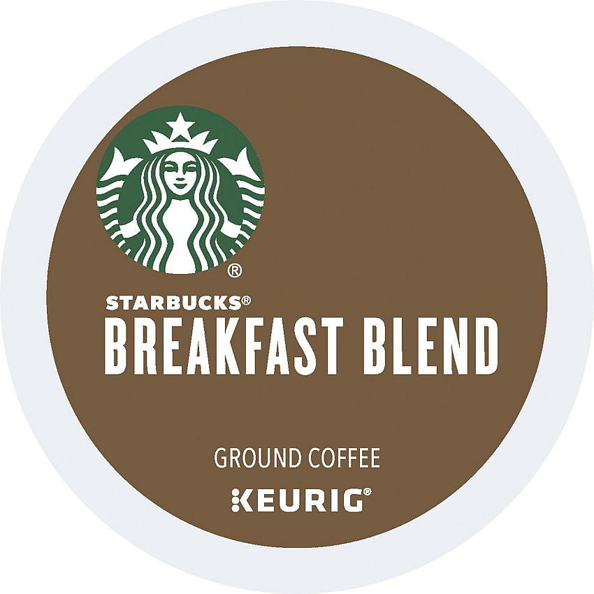 Starbucks K-Cup Breakfast Blend Coffee Medium - K-Cup - Breakfast Blend - 24 / Box (12433992)