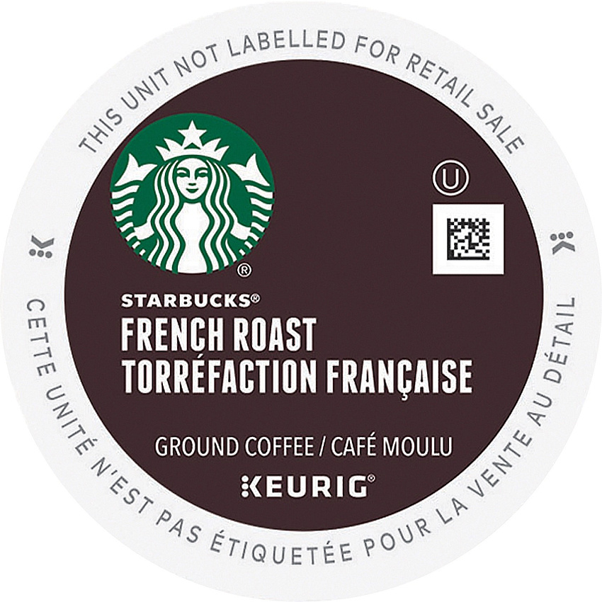 Starbucks K-Cup French Roast Coffee Dark - K-Cup - French Roast - 24 / Box (12434813)