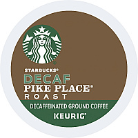 Starbucks K-Cup Decaf Pike Place Roast Coffee K-Cup - Pike Place Roast - Decaffeinated - 24 / Box (12434952)