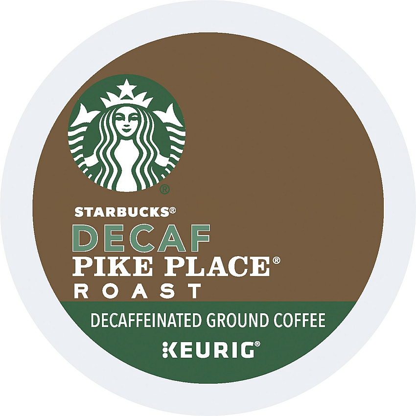 Starbucks K-Cup Decaf Pike Place Roast Coffee K-Cup - Pike Place Roast - Decaffeinated - 24 / Box (12434952)