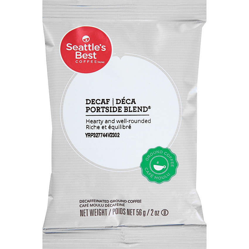 Seattle's Best Coffee Decaf Portside Blend Coffee Pack Medium - 2 oz - Decaffeinated - 18 / Box (12420867)