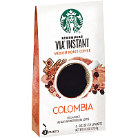 Starbucks VIA Ready Brew Colombia Coffee Medium - 0.1 oz - Colombia - 8 / Box (12407839)