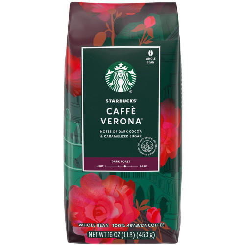 Starbucks Caffe Verona 1 lb. Whole Bean Coffee Whole Bean (12411949)
