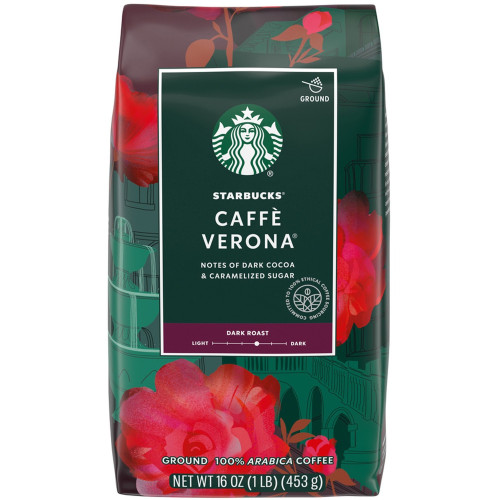 Starbucks Caffe Verona Dark Roast Ground Coffee (12413966)