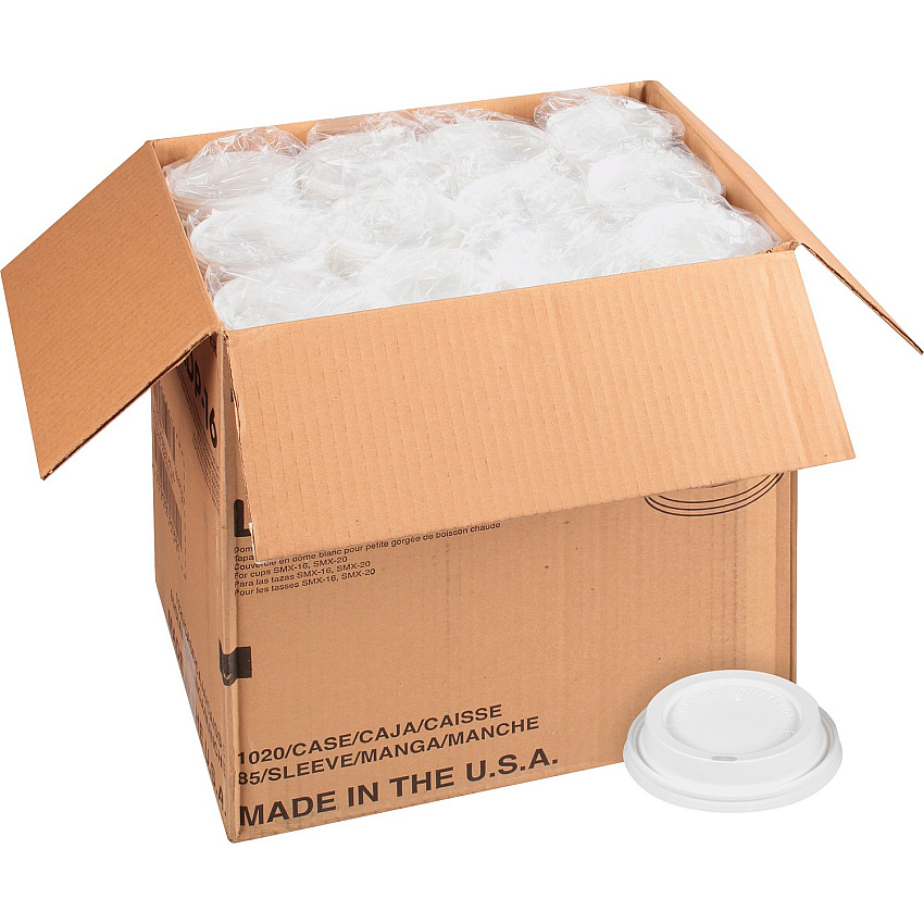 Starbucks Plastic Hot Cup Lids Plastic - White - 1020 / Carton (12434007)