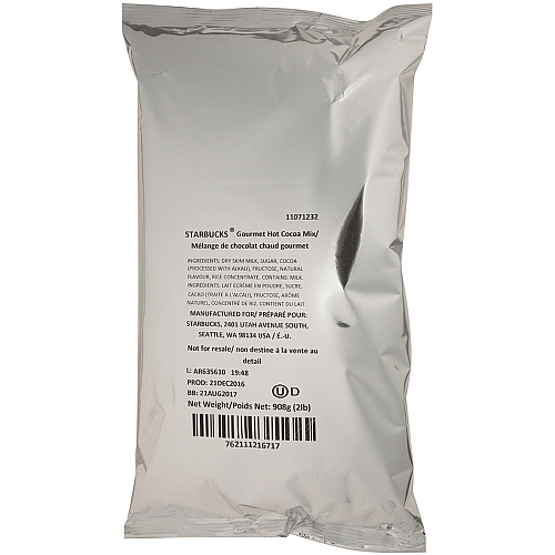 Starbucks Single Cup Brewer Gourmet Hot Cocoa 2 lb - 1 Each (12421284)