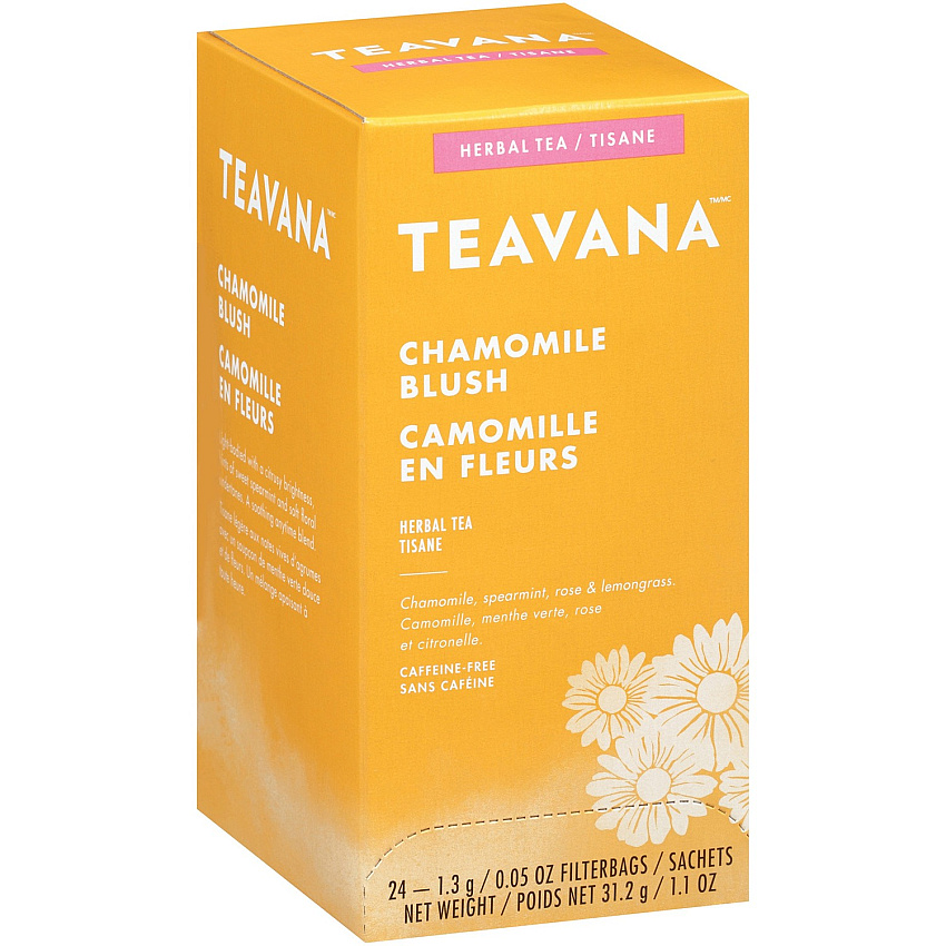 Starbucks Teavana Chamomile Blush Herbal Tea Bag 1.1 oz - 24 / Box (12418656)