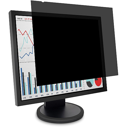 Kensington MagPro 27.0" Monitor Privacy Screen with Magnetic Strip Black For 27" Widescreen LCD Monitor - 16:9 - Scratch Resistant, Damage Resistant - Anti-glare - 1 Each (K58359WW)