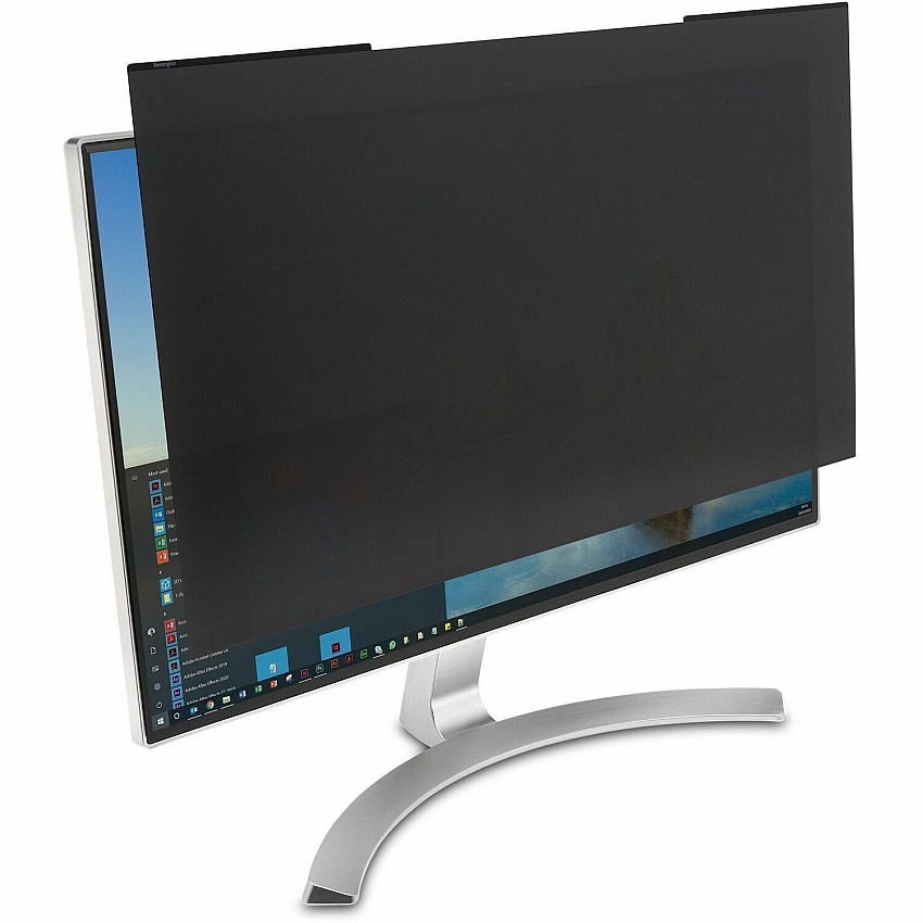 Kensington MagPro 24.0" Monitor Privacy Screen with Magnetic Strip For 24" Widescreen LCD Monitor - 16:9 - Fingerprint Resistant, Scratch Resistant, Damage Resistant - 1 Each - TAA Compliant (K58357WW)