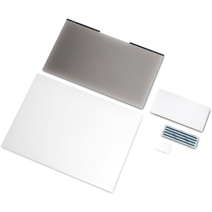 Kensington MagPro 12.5" (16:9) Laptop Privacy Screen with Magnetic Strip For 12.5" Widescreen LCD Notebook - 16:9 - Fingerprint Resistant, Scratch Resistant, Damage Resistant - Polyethylene Terephthalate (PET) - Anti-glare - 1 Each - TAA Compli (K58350WW)