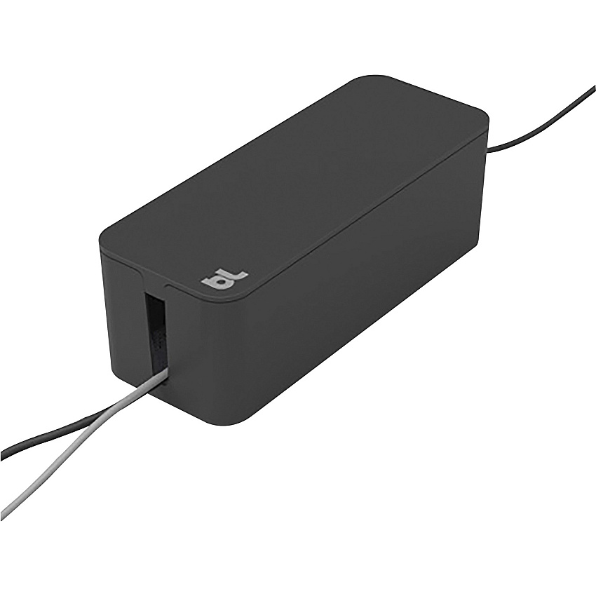 Bluelounge Cable Box Cable Box - Black - 6.25" Length - 1 Each (BLUCB101BL)