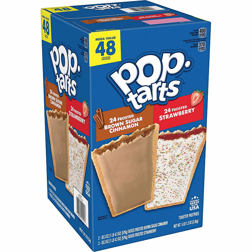 Pop Tarts Variety Pack Assorted - 2.69 lb - 48 / Box (22095)