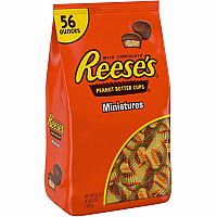 Reese's Candy Peanut Butter, Milk Chocolate - Individually Wrapped - 3.50 lb - 1 Carton (20900055)