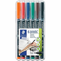 Staedtler Lumocolor Permanent Pen 318 (318WP6)