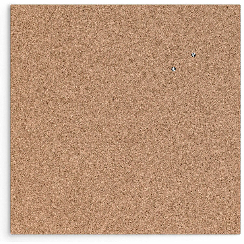 U Brands Cork Canvas Bulletin Board 24" Board Height x 24" Board Width - Natural Cork Surface - Self-healing, Durable, Mounting System, Tackable, Frameless - 1 Each (2874U0001)