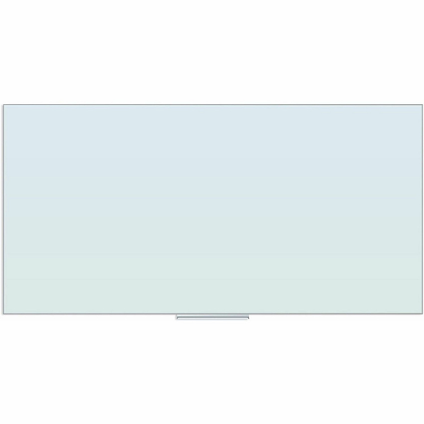 U Brands Floating Glass Dry Erase Board 72" (6 ft) Width x 36" (3 ft) Height - Frosted White Tempered Glass Surface - Rectangle - Horizontal/Vertical - 1 Each (2779U0001)