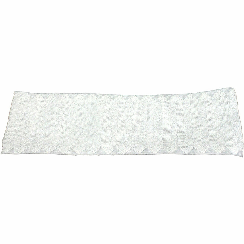 Genuine Joe Single-use Microfiber Pad 18.25" Height x 4.10" Width19.25" Length - Durable, Scratch-free - MicroFiber - White - 3/Pack - 3 / Carton (GJO03128)