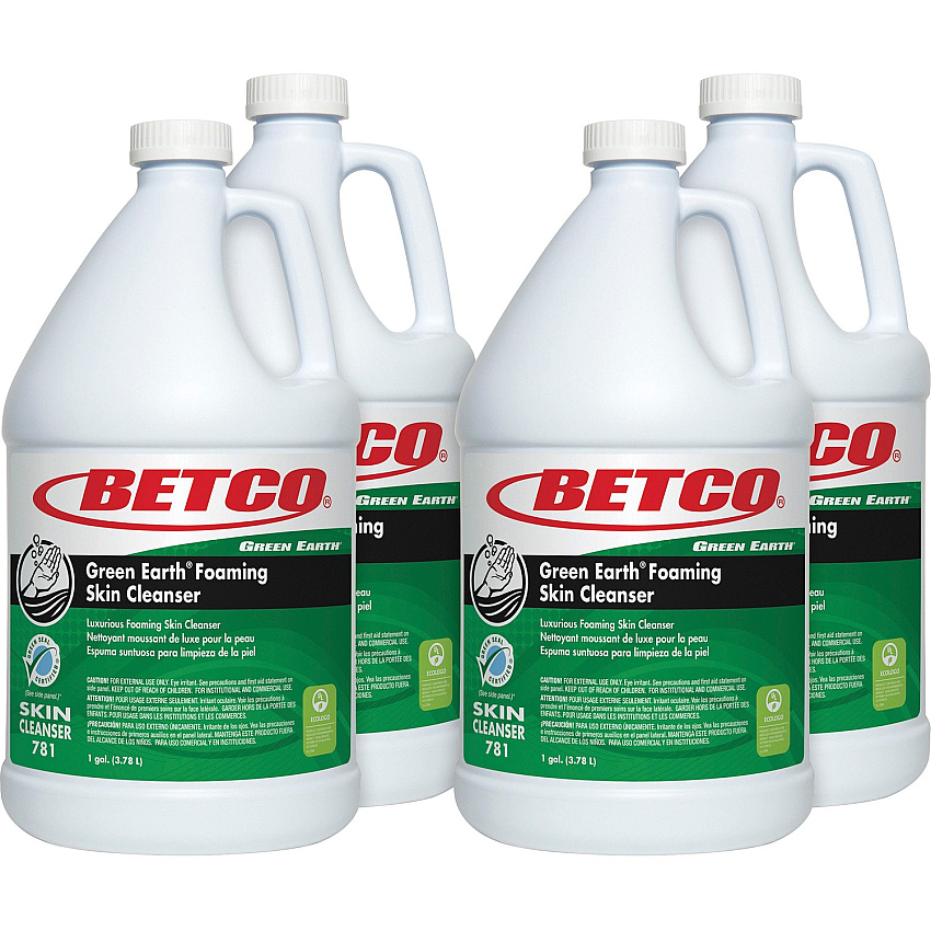 Betco Foaming Skin Cleanser Foam - 1 gal - Citrus - Applicable on Hand - Moisturising, Non-irritating - 4 / Carton (7810400)