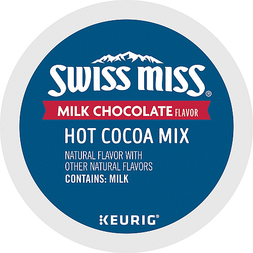 Swiss Miss&reg; K-Cup Milk Chocolate Hot Cocoa Powder - 22/Box - 4 / Carton (8292CT)