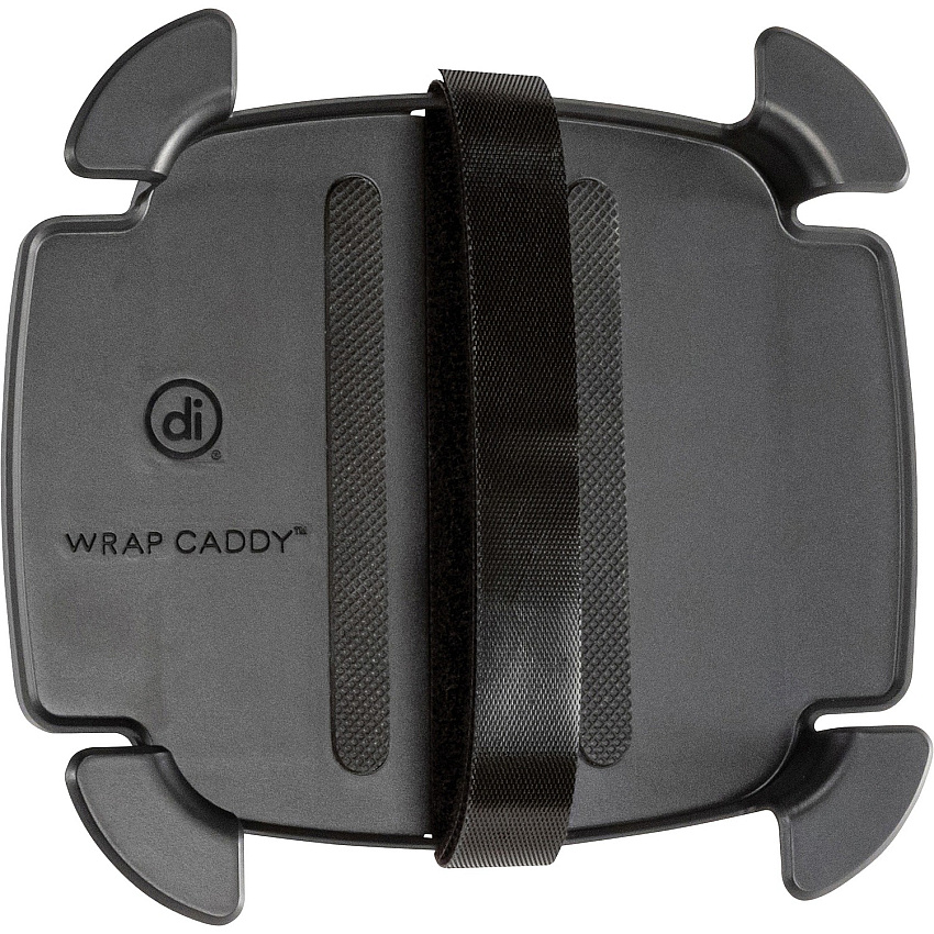 Allsop Wrap Caddy Streaming Device and Cable Organizer for Apple TV&reg; - Fire TV&reg; - Roku&reg; - Raspberry Pi&reg; Cable Organizer - Black - 1" Length - 1 Each (32194)