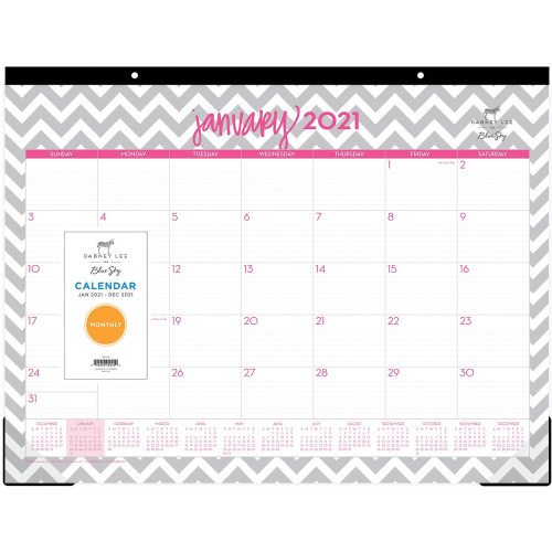 Blue Sky Dabney Lee Ollie Monthly Desk Pad (102137)
