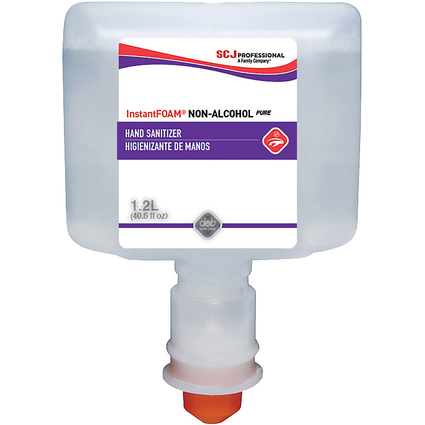 SC Johnson Hand Sanitizer Foam Refill 1.27 quart - Kill Germs - Hand - Clear - Non-drying, Dye-free, Unscented, Anti-irritant, Drip-free, Splash Resistant - 3 / Carton (AFS120TF)