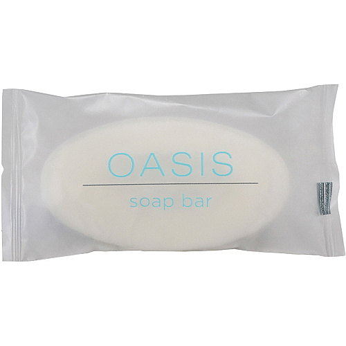 RDI OASIS Oval Bar Soap Bergamot Oil, Yuzu Fruit Scent - 0.60 oz - Hand - White - 500 / Carton (SPOAS171709)