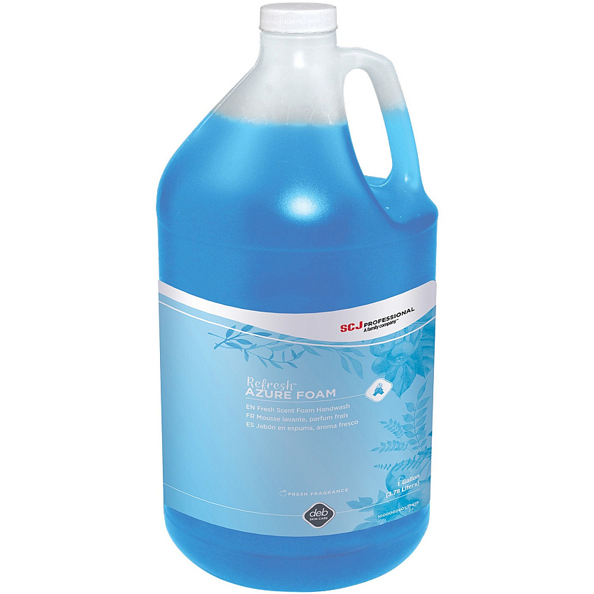 SC Johnson Fresh Apple Refill Foam Hand Soap Fresh Apple Scent - 1 gal - Dirt Remover - Hand - Moisturizing - Blue - Anti-irritant, Non-drying - 1 Each (51105)