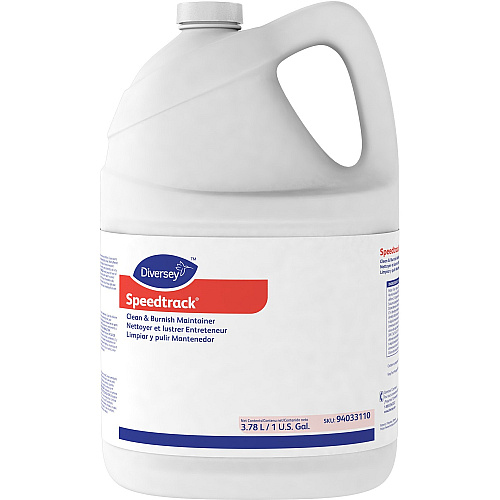 Diversey Speedtrack Clean/Burnish Maintainer 128 fl oz (4 quart) - Quick Drying, Fragrance-free - White - 4 / Carton (94033110)