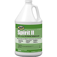 Zep Spirit II Detergent Disinfectant Ready-To-Use - 128 fl oz (4 quart) - Deodorant, Easy to Use, Non-porous - Multi Bottle - 1 Each (67923)