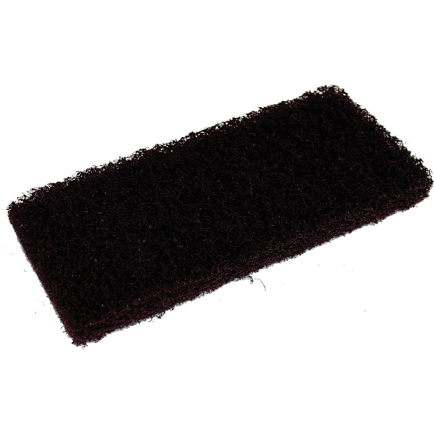 Genuine Joe Utility Stripping Pad 1Each - 4.50" Width - Stripping, Floor - Dirt Remover - Brown (GJO03125)